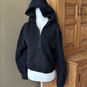 Lulu Lemon Black Zip-Up Hoodie